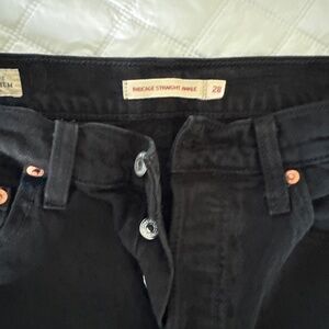 Levi's Ribcage Straight Ankle Denim Size 28